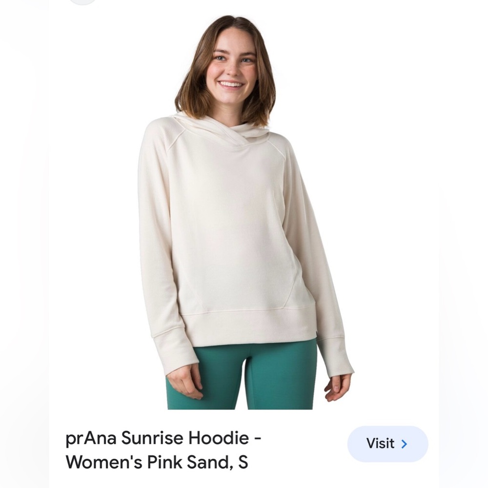 Prana hooded pullover M
